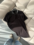Armani Siyah Polo Yaka T-shirt