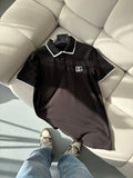 Dolce&Gabbana Siyah Polo Yaka T-shirt