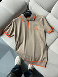 Hermes Bej Polo Yaka Yazlık Triko