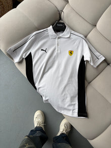 Puma Beyaz Premium Polo Yaka T-shirt